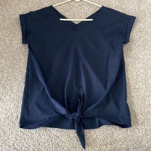 Juicy couture tie front top